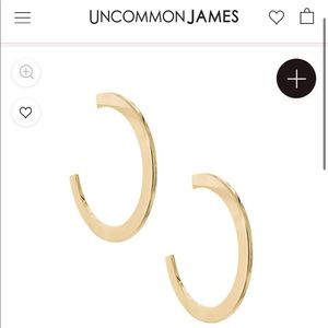 Gold uncommon James santo earrings